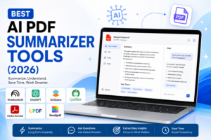 Comparison of the best AI PDF summarizer tools in one guide