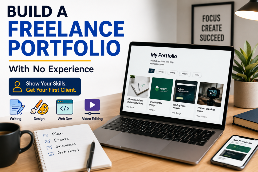 How to create a freelance portfolio with no experience