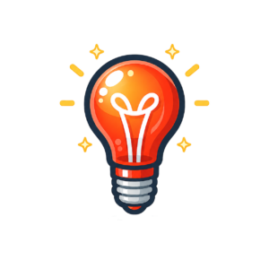 Light bulb icon representing practical technology guides, tutorials, and learning resources.