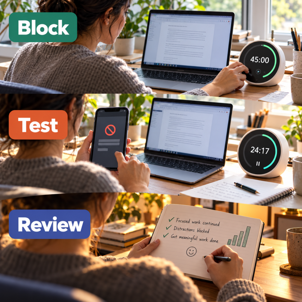 A 48-hour test for choosing the right focus app or website blocker